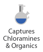 Captures Chloramines & Organics